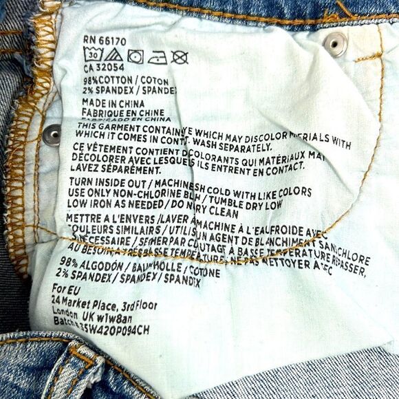 BDG Distressed Panted Pocket Skinny Jeans - Picture 7 of 13